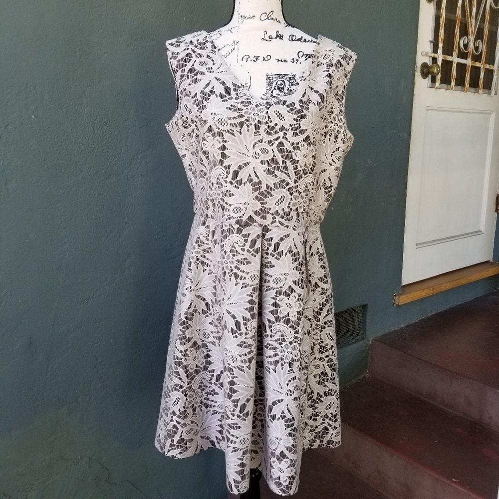 Tiana B. Fit and Flair Lace Dress